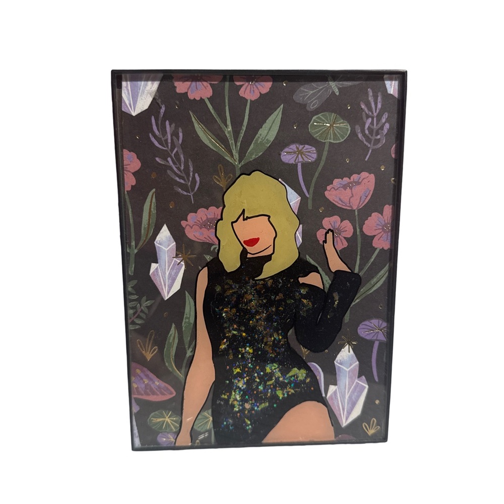 Hand-made Reputation Taylor Swift Drawing in Frame